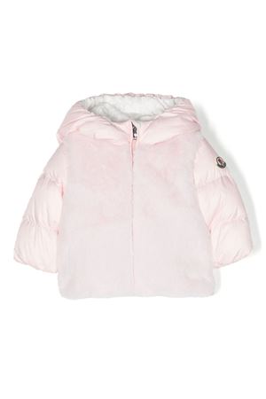 pink polyester jacket  MONCLER KIDS | 1A00027595FE503